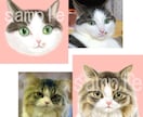 愛猫ちゃんでキュートなねこあたまアイコン描きます シンプルだけどふんわりもふ感もある愛らしいタッチです♪ イメージ3