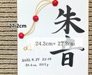 水引装飾の命名書｜筆耕士が毛筆で色紙にお書きします 出産祝い 百日祝い 初節句 誕生日に イメージ3
