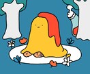 オリジナルイラスト描きます ゆるくて個性的なイラストを描きます イメージ5