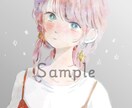 複数人可◎水彩風にふんわりタッチで描きます SNSやLINEのアイコンなどの似顔絵 イメージ7