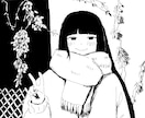 ゆるいモノクロイラスト描きます SNSアイコン・動画用・一枚絵・挿絵など ◎商用OK イメージ6