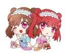 かわいいミニキャラ描きます SNSアイコン等に⭐︎夢絵可能⭐︎オリジナル・二次創作可 イメージ2