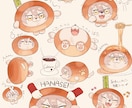 可愛いデフォルメのイラストを描きます 最短1日で納品可能。デフォルメイラストを可愛く描きます。 イメージ1