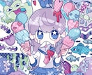 ポップで可愛らしいイラストお描きします イメージをいただいてイラストお描きします！！ イメージ10