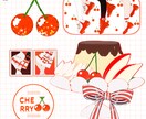 カラフルポップなアイテムイラストを描きます ミニキャラ、ロゴ風、植物、食べ物、雑貨等。 イメージ2