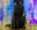 動物絵、描かせて頂きます 動物アクリル画。オプションで闇夜に光る加工できます。 イメージ7