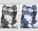 最短7日〇ザラっとした質感モノクロイラスト描きます 絵柄寄せ◎ SNS活動用やMV、歌ってみた動画、挿絵などに！ イメージ10