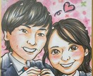 デジタル似顔絵作成ます そっくり温かなデジタル似顔絵名刺や名札にバッチリです イメージ5