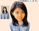 写真をアメリカンポップな似顔絵にします あなたの写真をポップ調にデフォルメしイラストにします イメージ1
