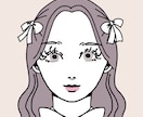 まつげパッチリな女の子のアイコン描きます 個人利用のSNSアイコン用イラストになります。 イメージ1