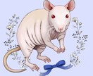 やわらかいタッチの動物イラストをお描きします ペットの記念日にかわいいイラストお描きします♡ イメージ3