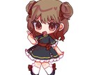 かわいい~SDイラストアイコンを描きます ピンク紫系統のデフォルメイラストが得意です♡ イメージ2