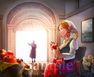 一枚絵描きます 落ち着いた雰囲気のイラストを制作します！ イメージ2