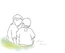 翌日納品可能◎優しい線画イラストお描きします プロフィール画像、挿絵、HP素材等オリジナルでおしゃれに イメージ2