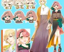 キャラクターイラスト描きます 【オリキャラ/TRPG/配信/動画など】 イメージ2