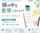 精神保健福祉士が24時間チャットで整理します 答えを押し付けず、自分で選ぶための整理をお手伝いします イメージ1