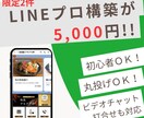 LINE公式アカウントの構築をします 丸投げOK！LINE認定資格プロ構築！ イメージ1