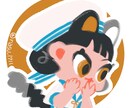 絵本のようなアイコン描きます 現役デザイナーによる、あなたに合わせたカラー表現！ イメージ2