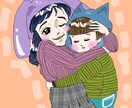 SNS向きの可愛い似顔絵アイコン描きます 看護師歴12年！やさしくかわいい似顔絵が得意です！ イメージ1