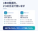 お店の新規集客を動画とMeta広告で支援します 素材を送るだけ！制作から地域への広告配信まで丸投げ イメージ4