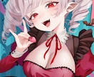 商用利用◎目を引く！イラスト、アイコン描きます グッズ、歌ってみた用、動画内イラスト等幅広く対応します！ イメージ3