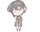 パステルなミニキャラます ふわっと可愛いSDイラストやLINEスタンプ向け！ イメージ10
