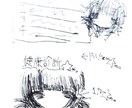 イラストの依頼を受付けます モノクロのイラスト写真になります☆*。 イメージ3
