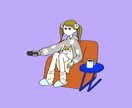 POPで可愛い人物や動物を描きます 修正は追加料金なし！オリジナルイラストを描きます！ イメージ1