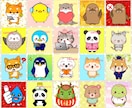 SNSアイコンや投稿オススメ！かわいい動物描きます 人気のポーズ違い✨X、インスタグラム、ブログ、YouTube イメージ3