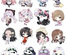 商用利用無料★ミニキャライラスト描きます ぷにぷにで可愛いイラストです！アイコンやグッズの制作などに イメージ7