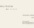 スタイリッシュかつおしゃれに作成します シンプルはもちろん、自己表現のできる名刺を。 イメージ2