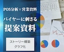POS分析から売場提案の営業資料を作成します 棚割・フェース拡大の提案を“バイヤーに刺さる資料”に整えます イメージ1