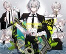 動画、SNS、歌ってみたイラスト描きます サムネ、SNS用、歌ってみた動画などのイラスト担当します イメージ4