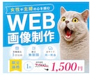 先着10名★見た人の心が動くWEB画像制作します 女性目線の伝わるデザインで、集客を後押しします イメージ1