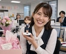 写真からオーダーメイド似顔人形フィギュア作ります 還暦・古希祝い 退職・送別会プレゼントに｜両親・上司への感謝 イメージ4