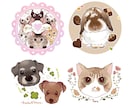 ちびキャラ*ペットや動物デフォルメイラスト描きます 【商用利用可】ゆるく可愛く使いやすく、ちびキャラ化 イメージ2