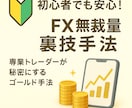 トレーダーがこっそり使うFX無裁量裏技手法教えます スマホでも使えます！FX無裁量裏技手法！バイナリーも可！ イメージ1
