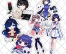 立ち絵・ミニキャラなどイラスト制作します オリキャラ/配信素材/歌ってみた/TRPGなど！ イメージ5