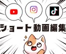 TikTok、YouTubeショート編集します シンプルでわかりやすい動画作り！まずはご相談から！ イメージ1
