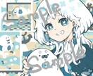 お洒落なSNSアイコン＊作成致します 画材質感ありのアイコン作れます イメージ3