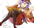 MVやTRPG立ち絵キャラデザできます １枚絵や立ち絵が得意で魅力的な１点物をご提案！ イメージ6