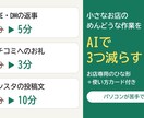 お店のめんどうな作業をAIで3つ減らします LINE・クチコミ返信・投稿文をお店専用のひな形で時短 イメージ1