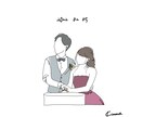 ゆる線画イラストを承ります あなたの写真を線画イラストにしてみませんか？ イメージ4