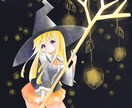 一枚絵を描きます 優しい雰囲気の女の子が得意です。 イメージ2