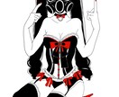 挿絵や似顔絵、ウェルカムボード描きます 毒かわいい世界観をお届けします イメージ8