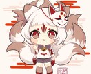 ふわ可愛いミニキャラ/SDイラスト描きます SNSや動画サムネ、配信者様•Vtuber様のグッズにも♪ イメージ3