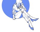 写真を元に似顔絵描きます シンプルな線×単色！記念やプレゼント、SNS用にどうぞ！ イメージ2