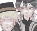 SNS等のヘッダー イラスト アイコン描きます 様々なテイスト！可愛いからカッコイイまで！ イメージ5