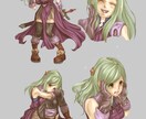 カラーイラストやキャラクターイラストを承ります ファンタジーな世界観を主に描いています。 イメージ2