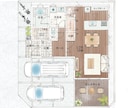 ふんわり美しい手描き風間取り図を作成します 戸建マンション店舗民泊などに。オリジナル家具や床材対応します イメージ6